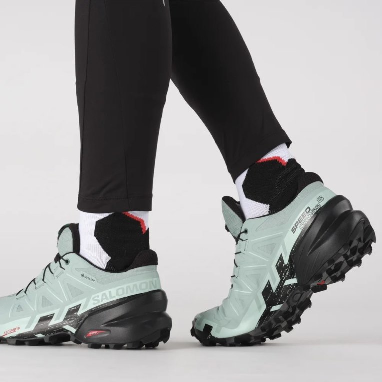 Tenis Para Trail Running Salomon Speedcross 6 GTX Mujer Verde Menta | MX UOXW706